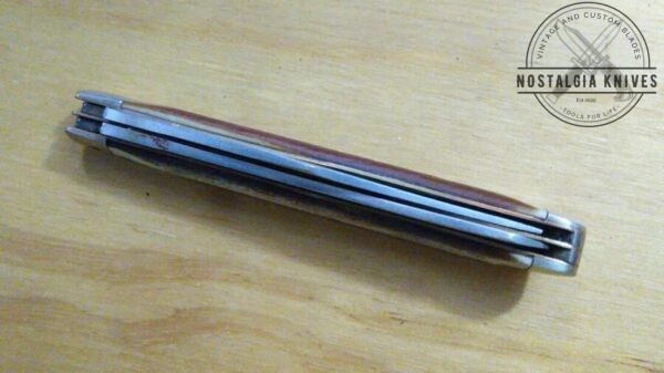 Vintage Queen – Ontario Knife Delrin 607 Old Hickory Trapper Knife [Used – Mint Cond.] Collectible Knives cutlery