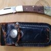 Folding knife with locking clip-point blade, and leather sheath [Used] - Image 11