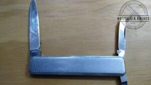 Hessenwerke Darmstadt - Stainless Executive pocket knife w/Arrow tip file [Used - Mint Cond.].