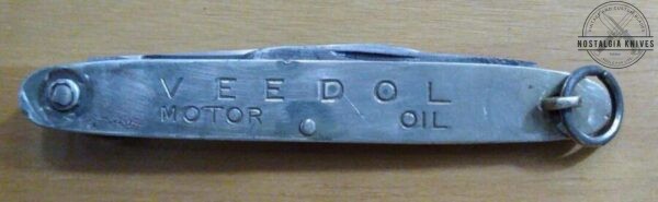 Antique VEEDOL Motor Oil Promotional Ring-Turn Knife[Near Mint Cond.] Collectible Knives cutlery