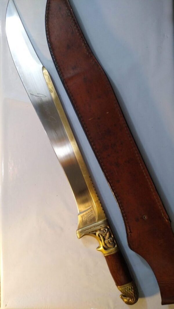 UC501 Indiana Jones Khyber Bowie Knife with Leather Sheath. Made by United Cutlery [Used – Mint Cond.] Collectible Knives cutlery