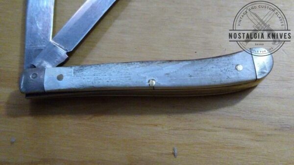 Vintage Queen – Ontario Knife Delrin 607 Old Hickory Trapper Knife [Used – Mint Cond.] Collectible Knives cutlery