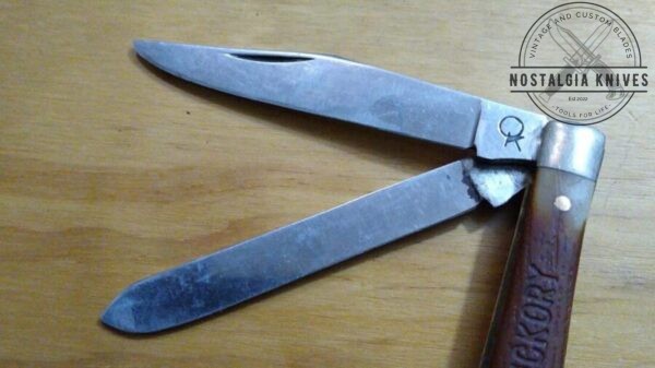 Vintage Queen – Ontario Knife Delrin 607 Old Hickory Trapper Knife [Used – Mint Cond.] Collectible Knives cutlery