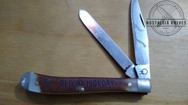 Vintage Queen – Ontario Knife Delrin 607 Old Hickory Trapper Knife [Used – Mint Cond.] Collectible Knives cutlery