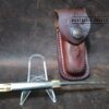 Vintage Case XX 5-Dot Smooth Pakkawood Handle Lock Back Pattern # P10051 L SSP w/Orig leather sheath[Used - Mint Cond.] - Image 3