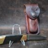 Vintage Case XX 5-Dot Smooth Pakkawood Handle Lock Back Pattern # P10051 L SSP w/Orig leather sheath[Used - Mint Cond.] - Image 4