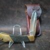 Vintage Case XX 5-Dot Smooth Pakkawood Handle Lock Back Pattern # P10051 L SSP w/Orig leather sheath[Used - Mint Cond.] - Image 5