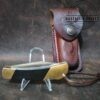 Vintage Case XX 5-Dot Smooth Pakkawood Handle Lock Back Pattern # P10051 L SSP w/Orig leather sheath[Used - Mint Cond.] - Image 6