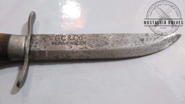 Vintage G.C. & CO Mora, Sweden -Fixed Blade Hunting Knife [Used]. Collectible Knives cutlery