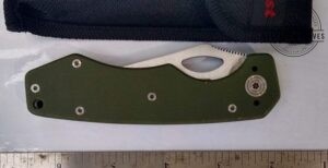 Frost Cutlery Clip-Point Linerlock Folding Knife w/ Nylon Composite Handle and Belt Sheath[Used/Pristine Cond.]
