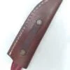 Handmade Damascus 8" Fixed-Blade Drop-Point knife, and Leather Belt Sheath [Unused - Pristine Cond.] - Image 6