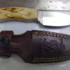 The Bone Collector 6" Fixed blade Drop-point knife with Leather Belt Sheath [Used - Mint Cond.]. - Image 3