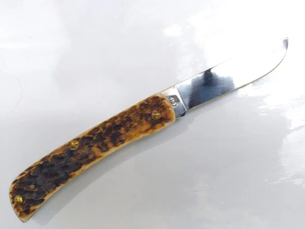 Case XX Amber Bone Peach Seed Jig Sod Buster Jr. 00245 – NOS in Original Packaging[Unused – Pristine Mint Cond.] Case XX™ cutlery