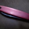 Vintage Single Blade Lark Pocket knife with brass bail - Light Red[Unused - Pristine Cond.] - Image 4