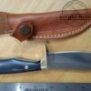 Rite Edge 9" Hinterland Fixed Blade Outdoor Hunter Knife with Leather Sheath [Used - Like New Cond.]. - Image 6
