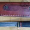 Vintage Western L48ABG 8" Fixed-Blade, Clip-Point Knife with New Leather Belt Sheath[Used - Very Good Cond.] - Image 5