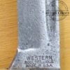 Vintage Western L48ABG 8" Fixed-Blade, Clip-Point Knife with New Leather Belt Sheath[Used - Very Good Cond.] - Image 6