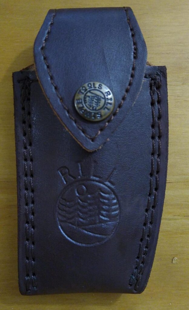 Rill Simple Tool Azul Damascus Folding Knife with Skateboard Deck