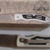 Folding Spear-Point Knife with thumb screw and Liner lock, and belt sheath in orig. packaging [New/Old Stock] - Image 4