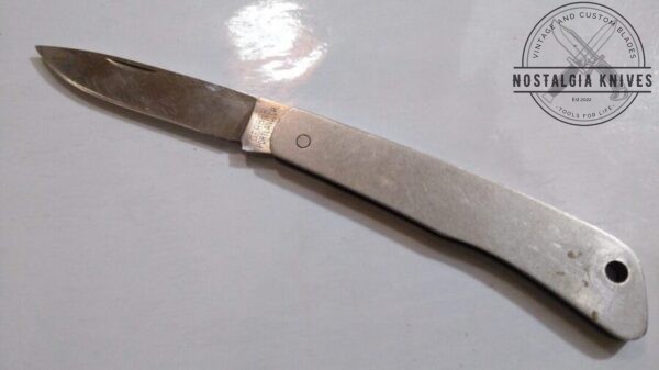 Gerber Silver Knight Japan Stainless Lock-back Single Blade Folding Pocket Knife[Used – Mint Cond.] Collectible Knives cutlery