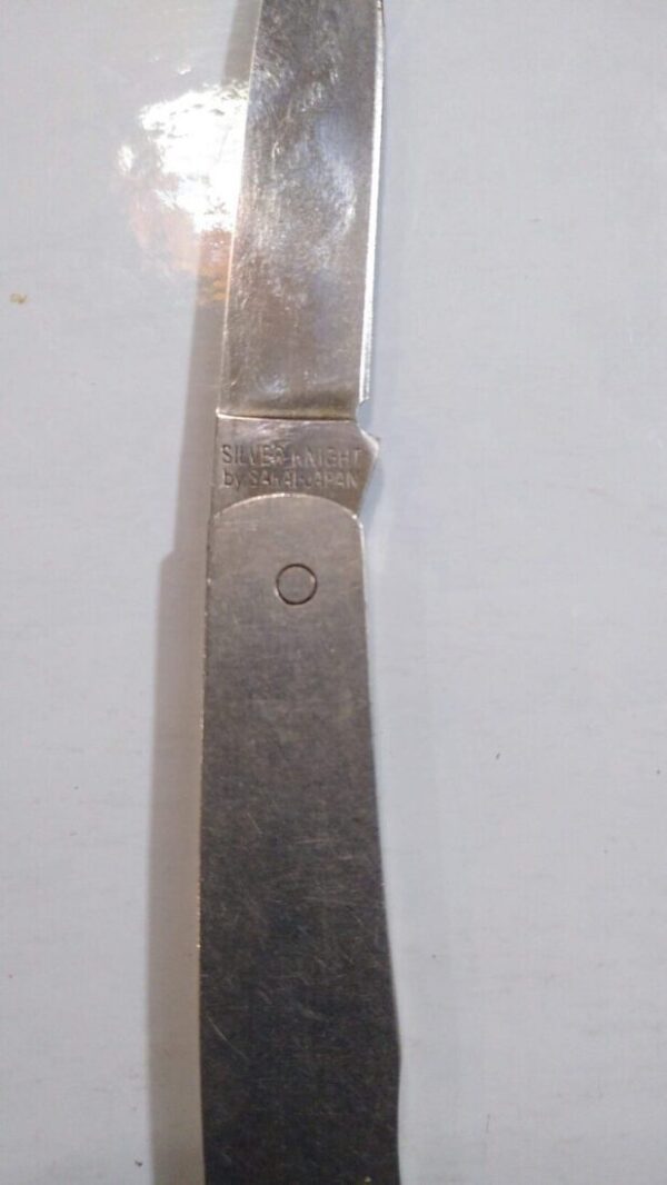 Gerber Silver Knight Japan Stainless Lock-back Single Blade Folding Pocket Knife[Used – Mint Cond.] Collectible Knives cutlery