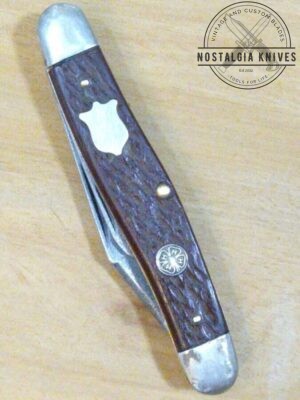 Vintage Camillus NY USA - 4H  Clover Badge, Two Blade Pocket Knife[Used - Mint Cond.]