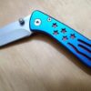 NRA promo. Liner-lock Single Blade Folder with belt clip. [Used - Excellent Cond.]