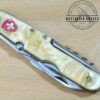 Vintage Wenger Celluloid Cracked Ice Handle Pocket Knife 6 blade multi-tool pocket knife with spike[Used - Pristine Cond.]