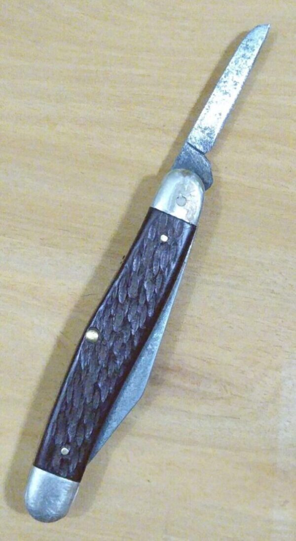 Vintage Camillus NY USA – 4H  Clover Badge, Two Blade Pocket Knife[Used – Mint Cond.] Camillus Cutlery cutlery