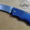 CutCo USA 1866 3.25" Single Blade Lock-back Blue Folding Pocket Knife [Used - Mint Cond.]
