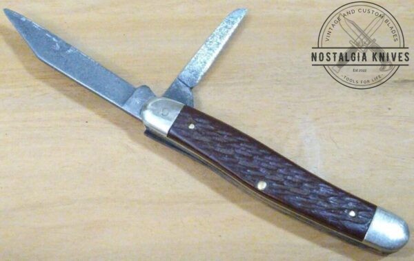 Vintage Camillus NY USA – 4H  Clover Badge, Two Blade Pocket Knife[Used – Mint Cond.] Camillus Cutlery cutlery