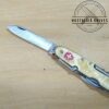 Vintage Wenger Celluloid Cracked Ice Handle Pocket Knife 6 blade multi-tool pocket knife with spike[Used - Pristine Cond.] - Image 8