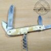 Vintage Wenger Celluloid Cracked Ice Handle Pocket Knife 6 blade multi-tool pocket knife with spike[Used - Pristine Cond.] - Image 9