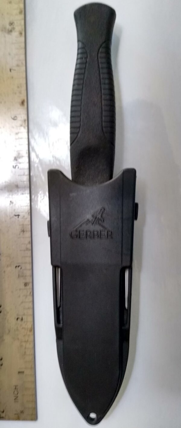 Gerber Guardian Tanto Serrated Edge Knife with Molded Sheath[Used – Mint Cond.] Everyday Carry[EDC] cutlery