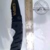 CRPA ORG Branded  Large Clip-point folder knife with partially serrated blade and belt clip[Unused - Pristine Cond.]