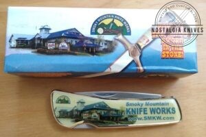 Smoky Mountain Knife Works Branded Single Blade Folder with Spine-Lock[New-Unused]