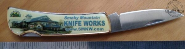 Smoky Mountain Knife Works Branded Single Blade Folder with Spine-Lock[New-Unused] Collectible Knives cutlery