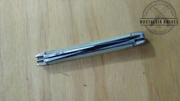 Vintage Western Small 3 blade Toothpick Pocket Knife with Pearl scales[Used – Mint Cond.] Collectible Knives cutlery