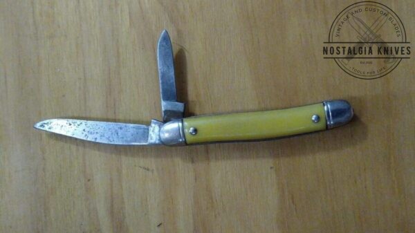 Vintage Colonial 2.75″ 2 Blade Pocket Knife [Used] Collectible Knives cutlery