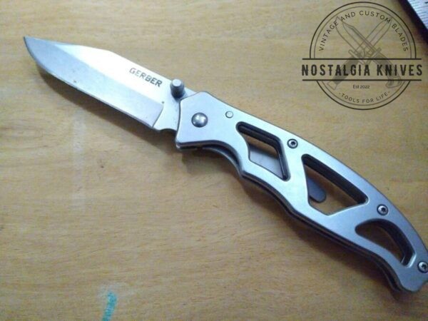 Gerber Paraframe I, 4660321A – Single Blade Liner-Lock with belt clip [Used – Excellent Cond.]. Everyday Carry[EDC] cutlery