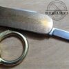 Vintage Colonial Prov. US Gold Executive key-ring 2 blade knife w/ file [Used - Near Mint Cond.] - Image 2