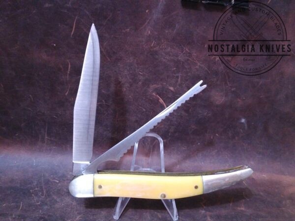 Vintage Craftsman Fish Knife with hook sharpener, opener/scaling blade[Used – Pristine Cond.] Collectible Knives cutlery