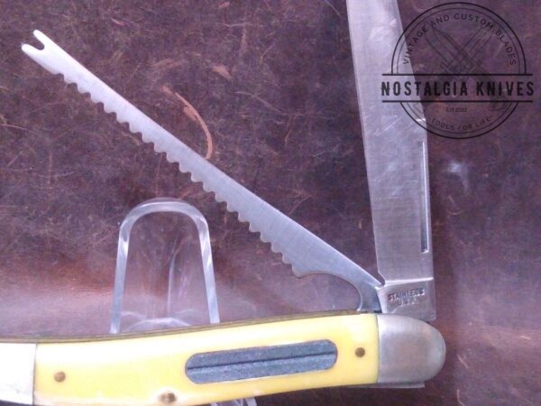 Vintage Craftsman Fish Knife with hook sharpener, opener/scaling blade[Used – Pristine Cond.] Collectible Knives cutlery