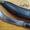 Handmade 8.5" Indian kukri with Horn Handle and Sheath with a lion heads pommel sheath [Used - Mint Cond.]. - Image 7