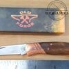 Old Forge OF028 - Burl Wood Handle w/ Copper Bolsters Lockback Single Blade Pocket Knife[New/Pristine Mint Cond.] - Image 4