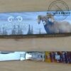 Rough Rider Ram's Horn Bone 9" 'Tested Sharp' Large Folding Knife RR1595[New Old Stock]