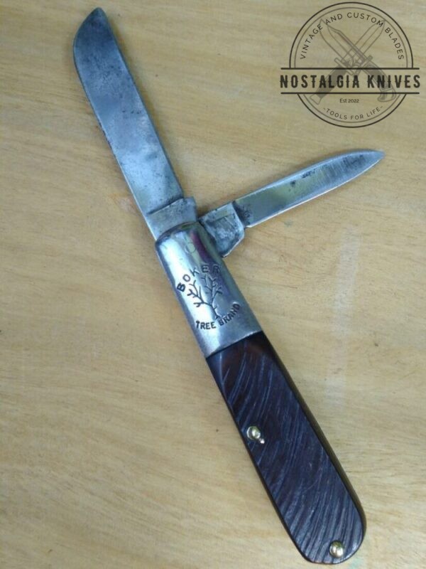 Vintage Böker Tree Brand Barlow 494, 2 Blade Pocket Knife [Used – Excellent Cond.] Collectible Knives