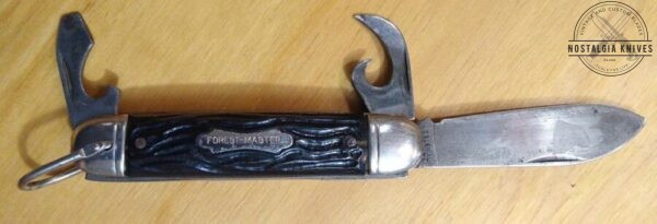 Vintage Colonial Prov. USA ‘Forest Master’ 3 Blade Pocket Knife with Bail[Used – Near Mint Cond.] Camp/Scout Knives