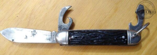 Vintage Colonial Prov. USA ‘Forest Master’ 3 Blade Pocket Knife with Bail[Used – Near Mint Cond.] Camp/Scout Knives
