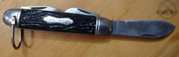 Vintage Colonial Prov. USA ‘Forest Master’ 3 Blade Pocket Knife with Bail[Used – Near Mint Cond.] Camp/Scout Knives